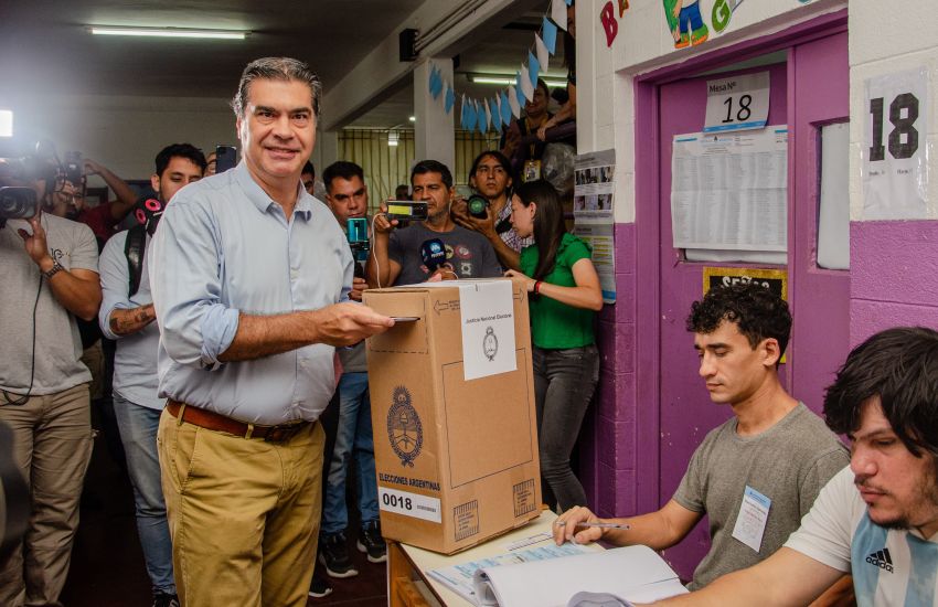 Capitanich votando
